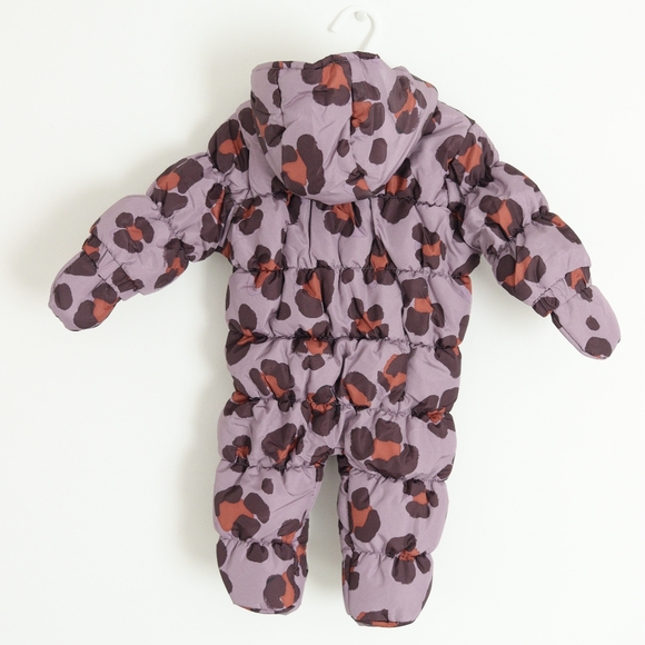 Next baby girls purple all in one snowsuit 3-6months - Picture 2 of 3